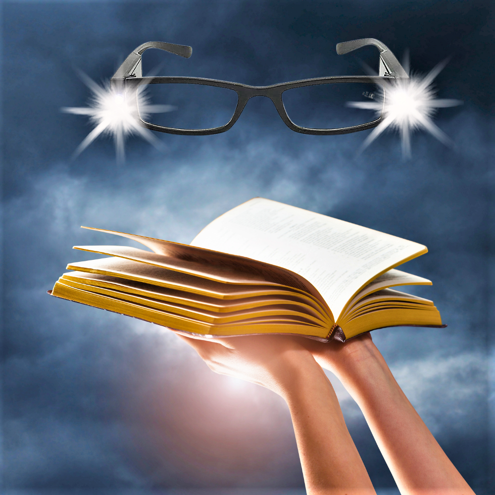 Gafas de lectura LED Leer de noche nunca ha sido tan fácil