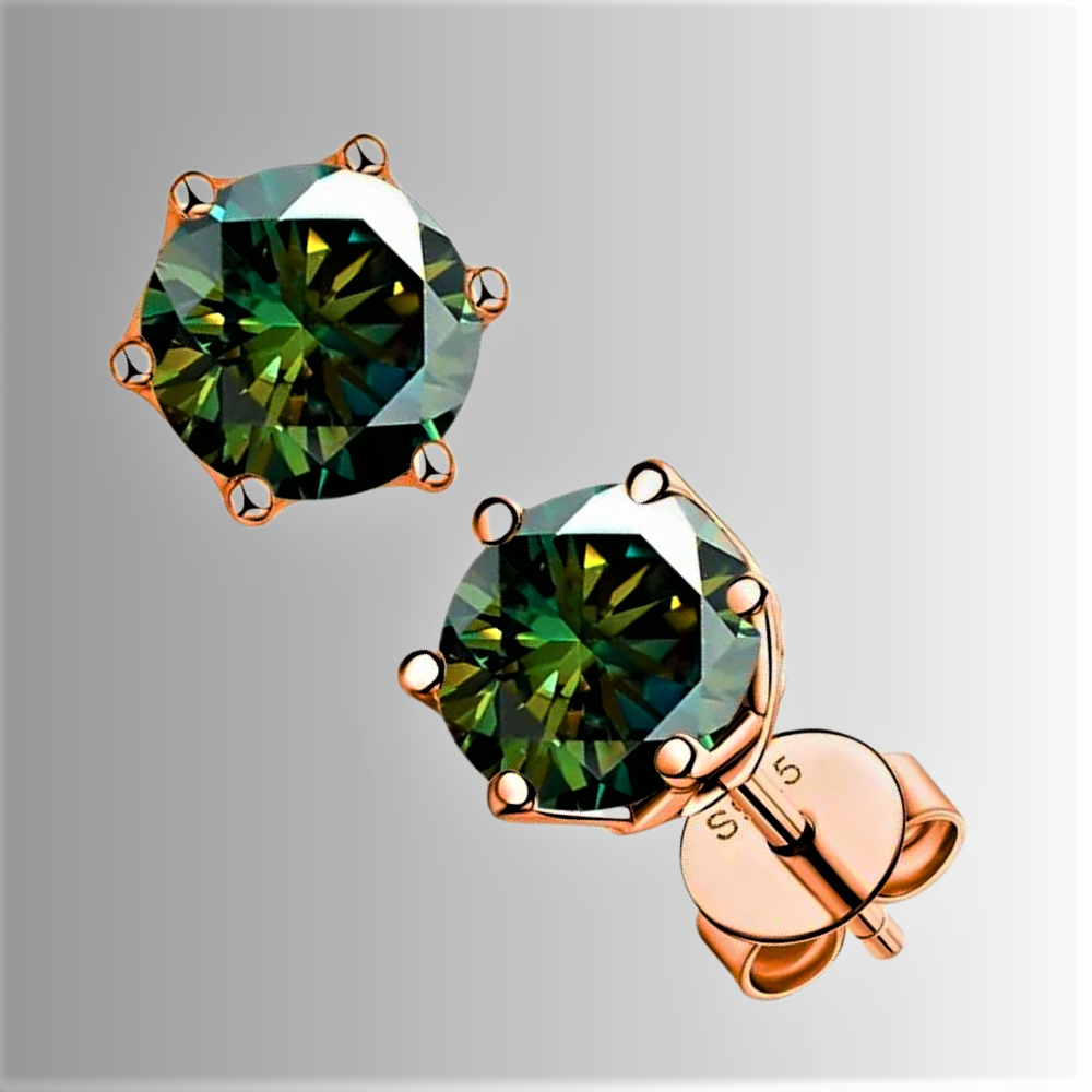 Pendientes "Rainbow Celeste" Luz Brillante