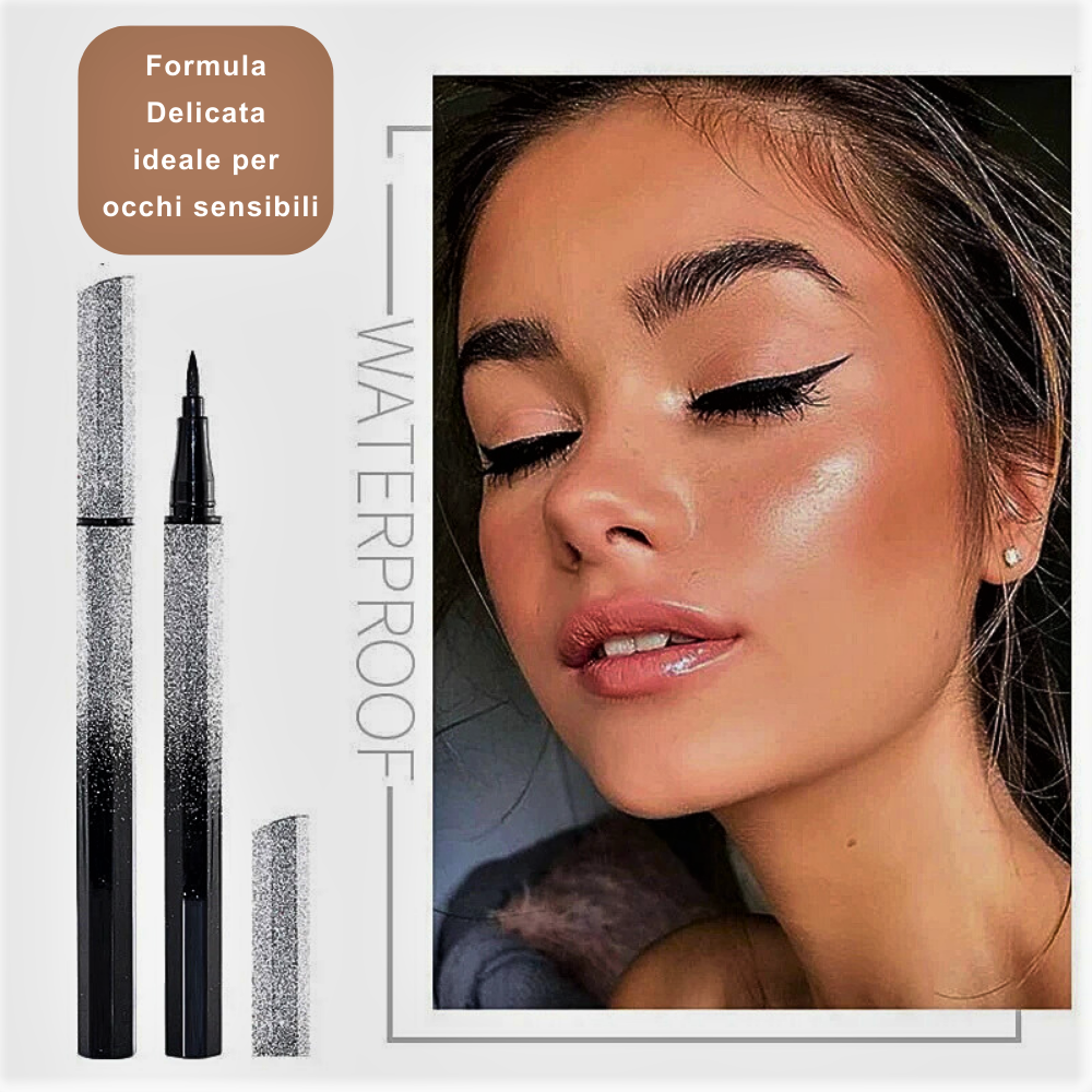 Eyeliner Liquido Waterproof – Nero Profondo & Lunga Tenuta