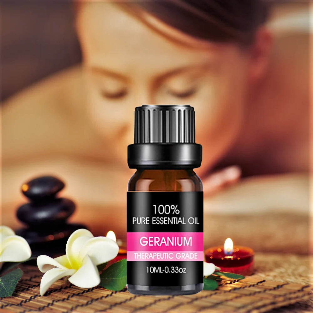 Aceites esenciales orgánicos naturales para aromaterapia y masajes de grado terapéutico