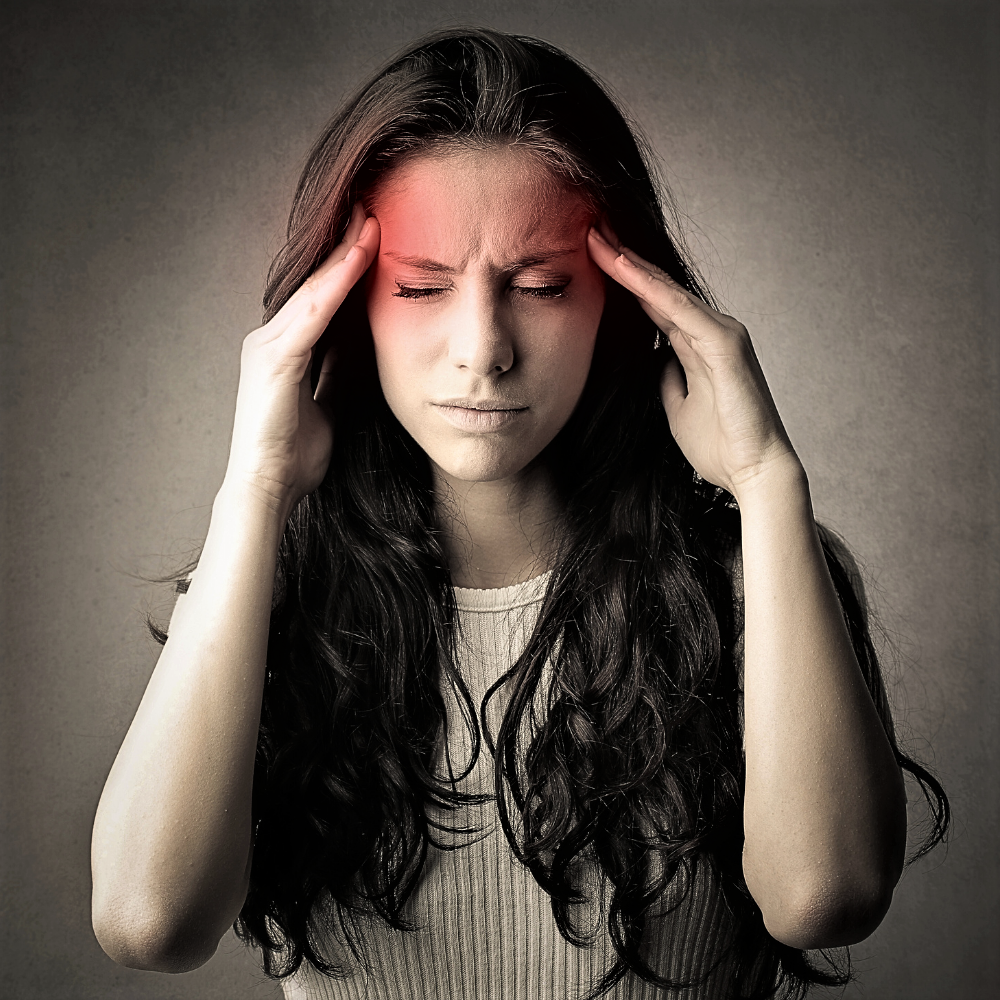 Banda terapéutica para la migraña con terapia de frío
