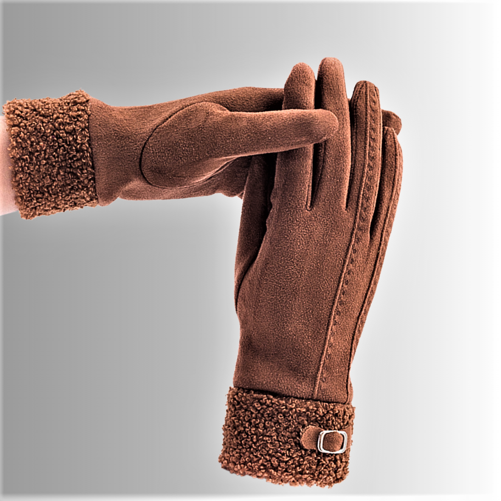 Guantes de terciopelo de ante: calidez y elegancia para el invierno