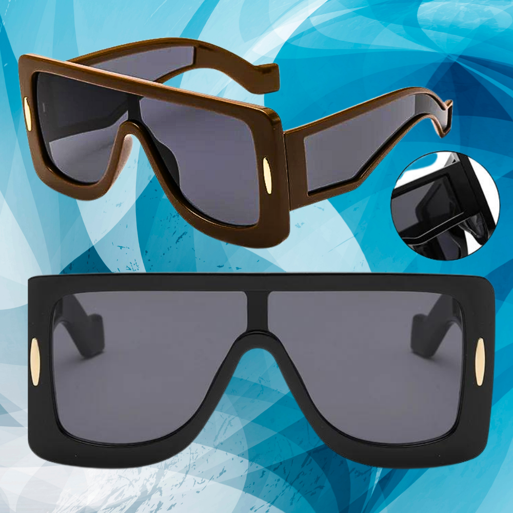 Gafas de sol "Avant-Garde" con montura de moda de gran tamaño