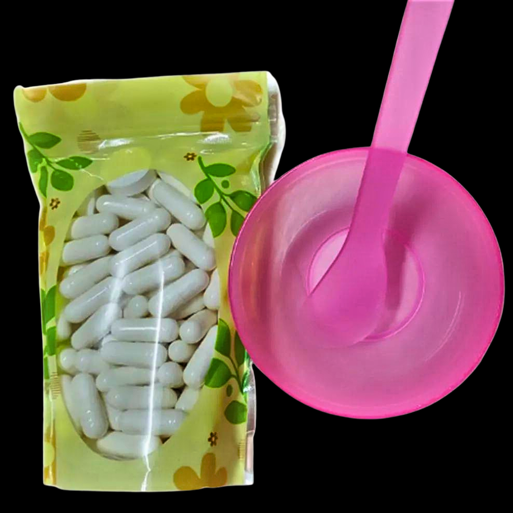 1000 Cápsulas de Ácido Hialurónico y Sericina para Mascarillas Faciales