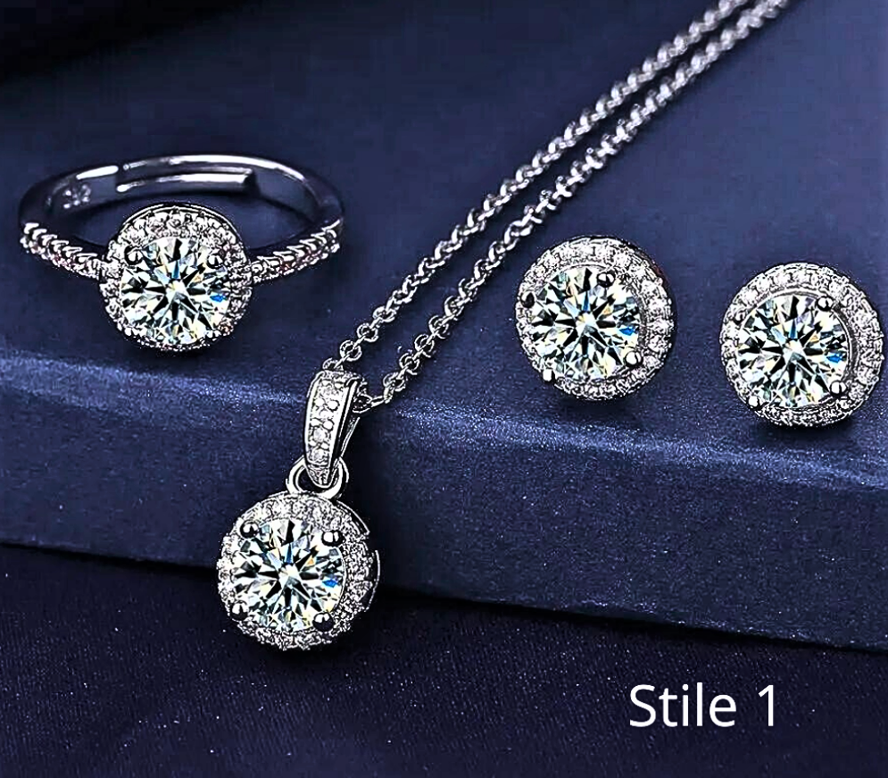 Conjunto “Diamantes para todos”: elegancia y brillo para cada estilo