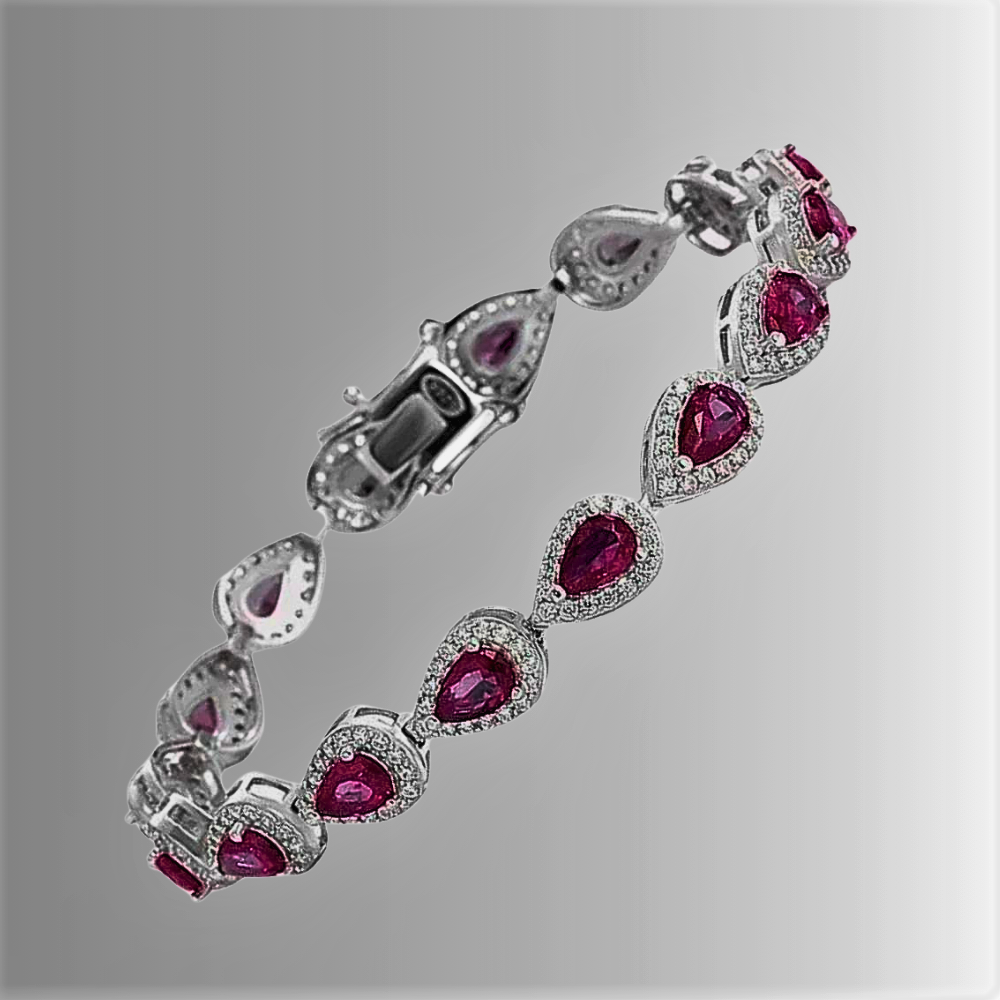 Pulseras “Rosso Fuoco” Alta joyería para tu encanto