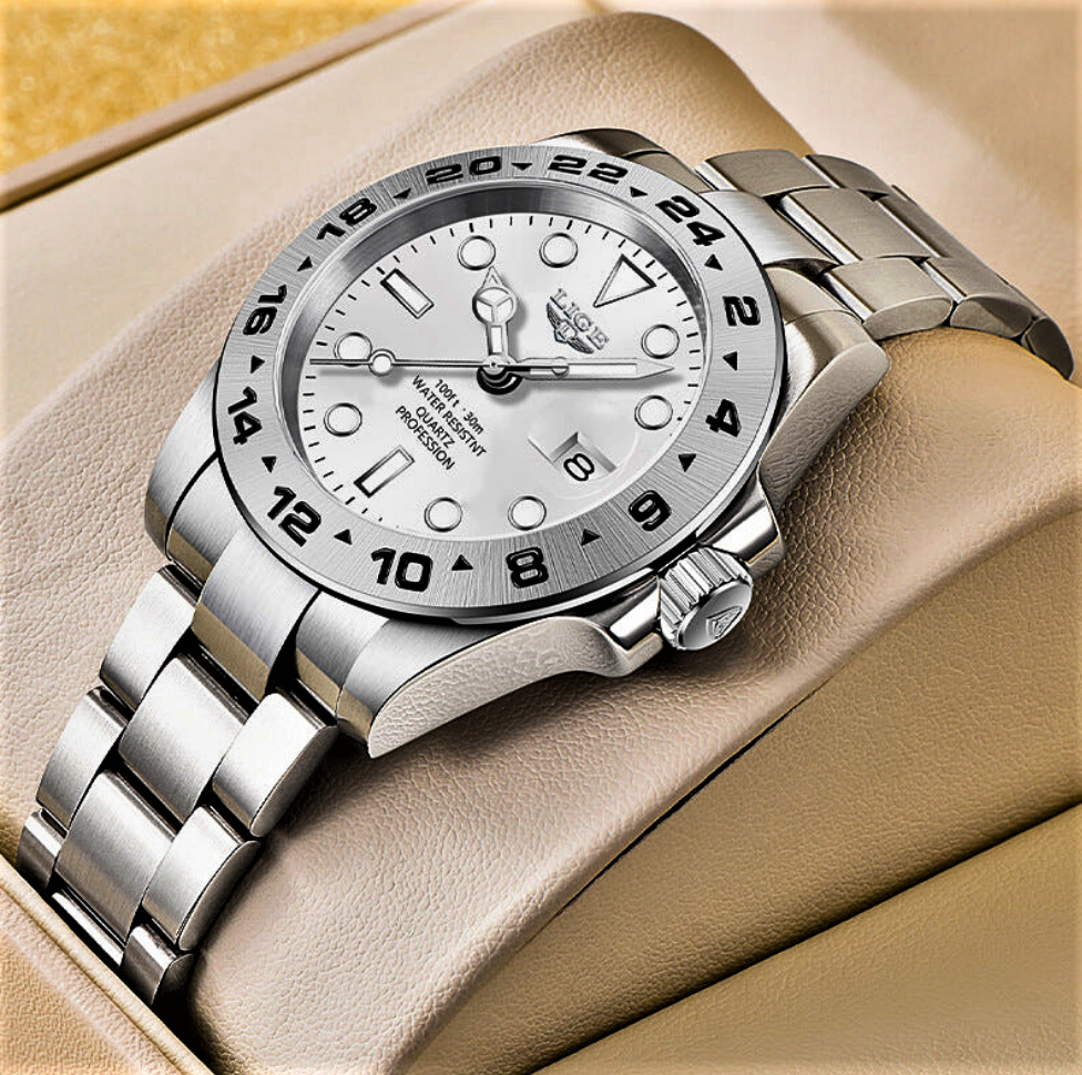 Reloj LIGE Elegance inspirado en el icónico Rolex Explorer II