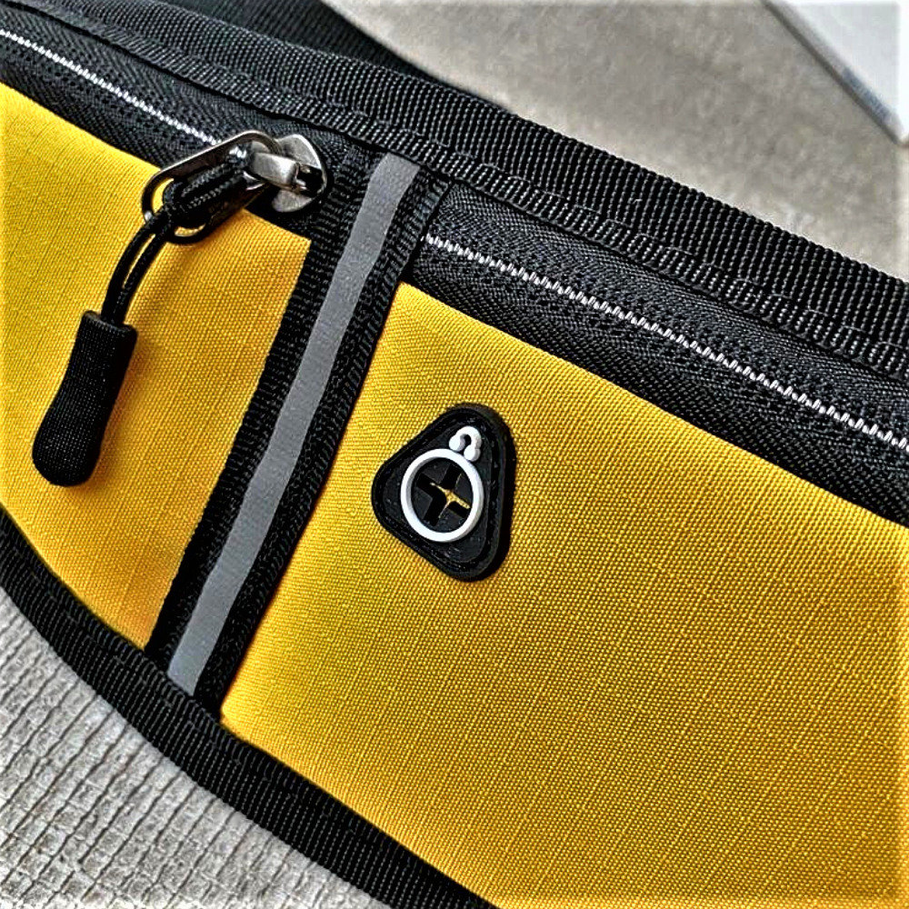 Sports Bum Bag with Fluorescent Stripes Safety and Visibility