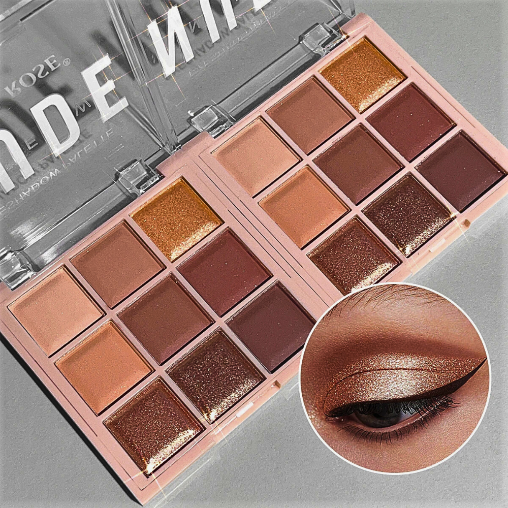 Palette Ombretti 9 Colori – Eleganza Naturale, Luce Sofisticata