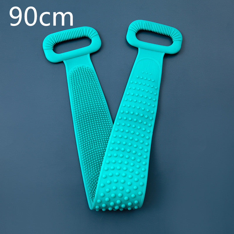 Cepillo de baño/masaje de silicona de doble superficie