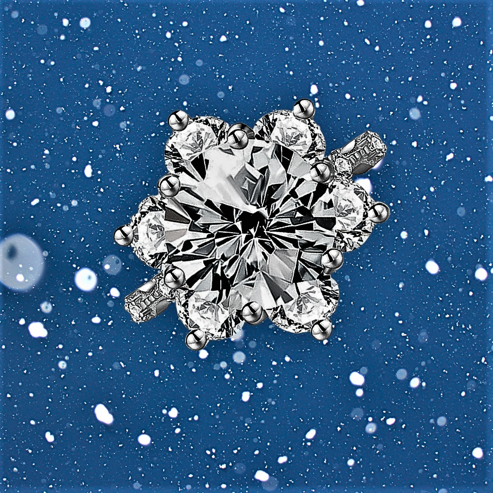 "Snowflake" - Sparkling Elegance