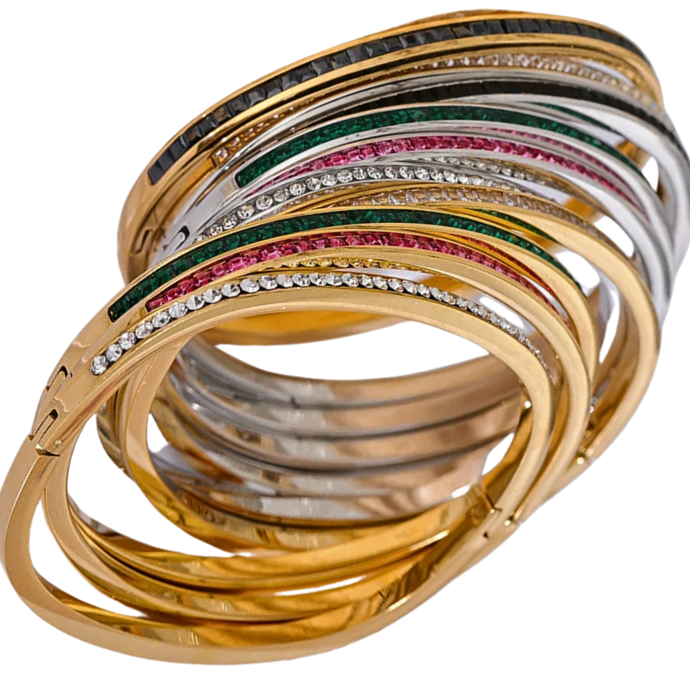 Pulsera “Elegancia” Un Mosaico de Luz y Color