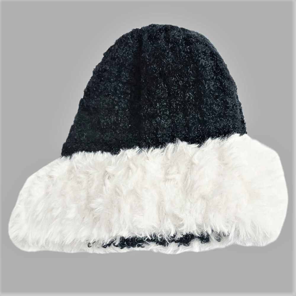 Cappello in Misto Lana Bicolore Eleganza e Comfort per un Inverno Caldo