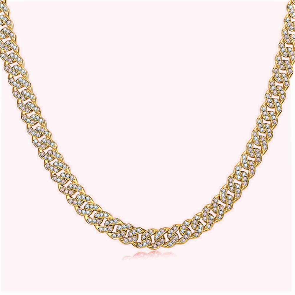 Collezione Groumette Moissanite: Bracciali e Collane in Oro Bianco o Giallo