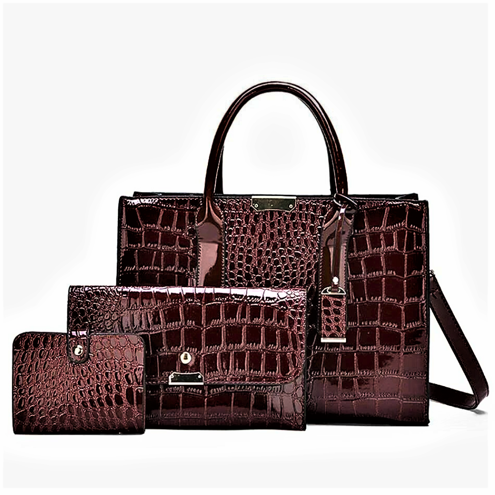 Conjunto de accesorios de lujo "Alligator" Elegancia y estilo atemporales