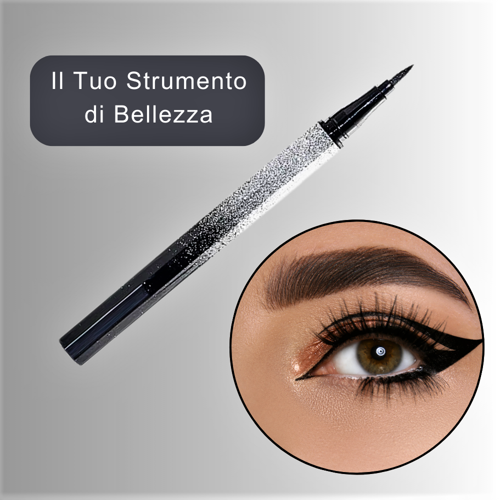 Eyeliner Liquido Waterproof – Nero Profondo & Lunga Tenuta