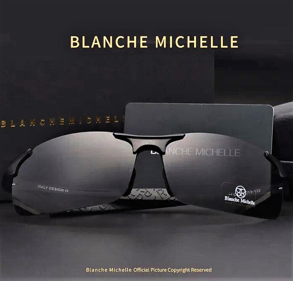 Gafas de sol "Blanche Michelle" en aluminio y magnesio y lentes polarizadas