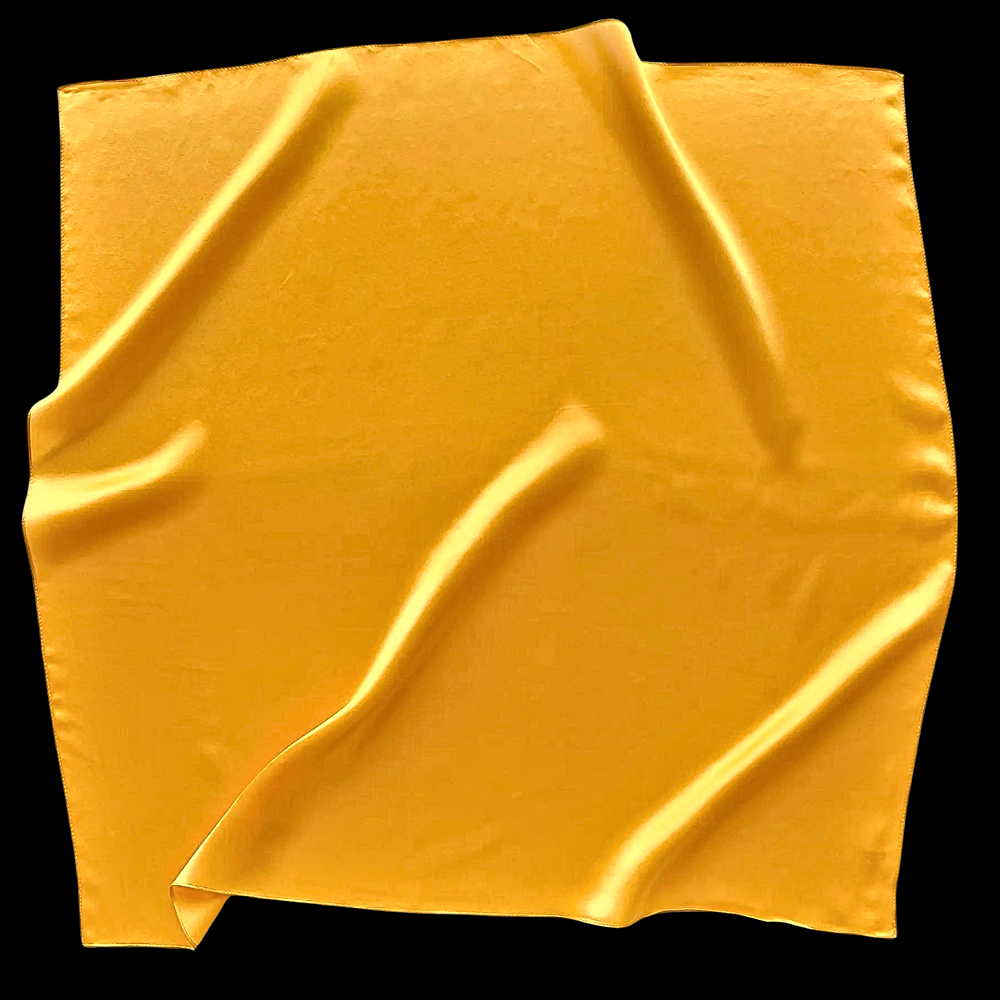 Foulard in Satin di Seta Tinta Unita
