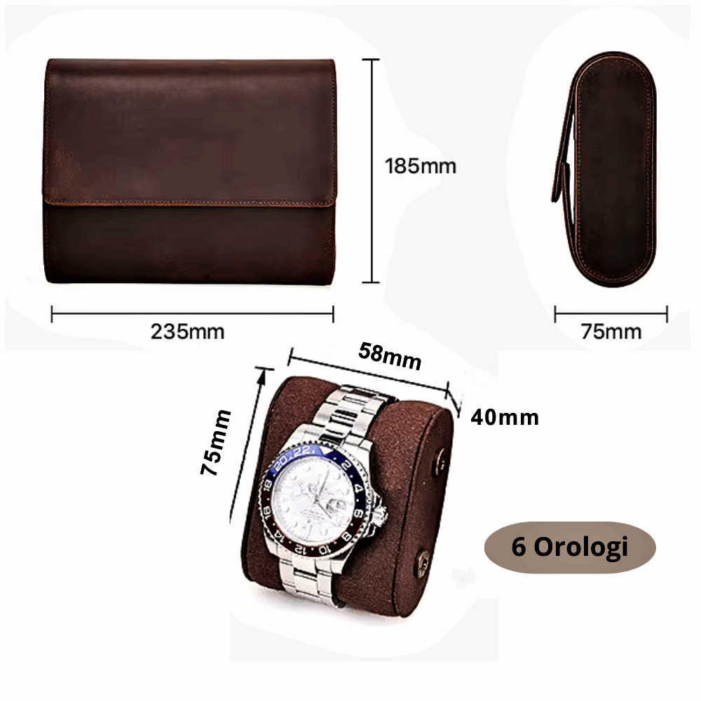 Organizer per Orologi: Eleganza Artigianale e Lusso Intramontabile in Vera Pelle