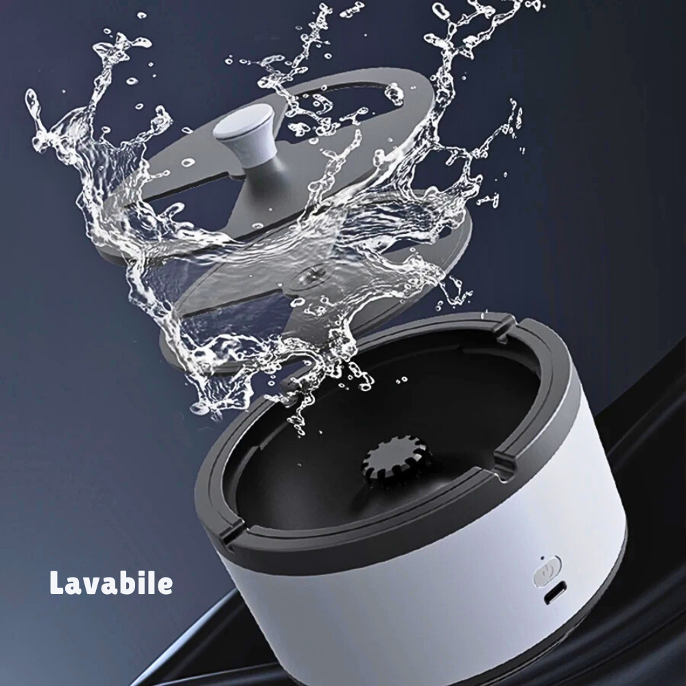 Portacenere Smart Purificatore d’Aria agli Ioni Negativi con Diffusore di Aromaterapia: Respira finalmente Aria Pulita
