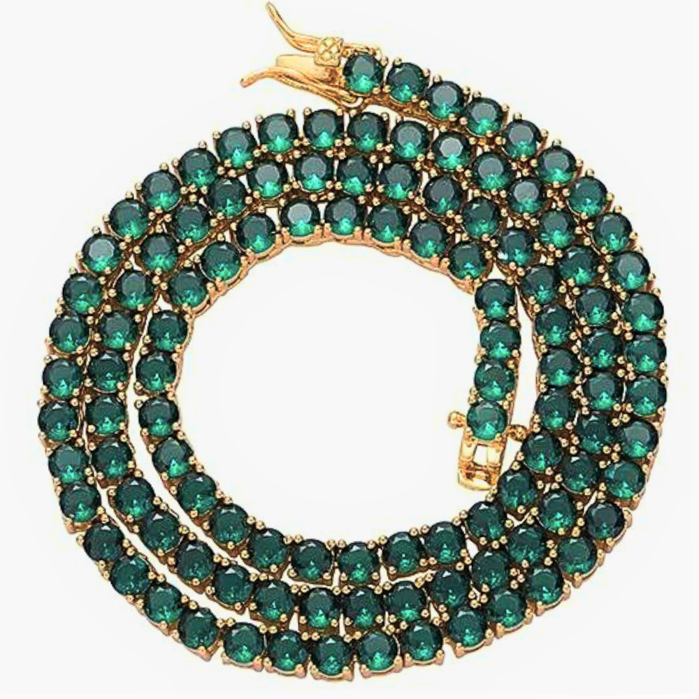 Collares de tenis “Arcoíris”: una explosión de colores