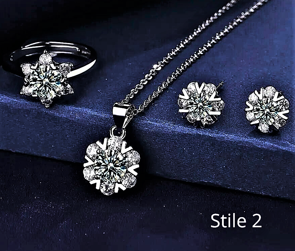 Conjunto “Diamantes para todos”: elegancia y brillo para cada estilo