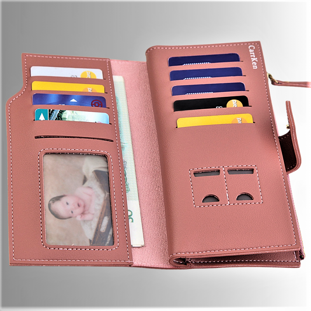 Cartera larga súper funcional
