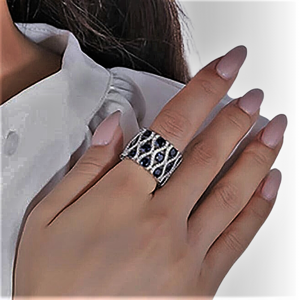 Anillo "Gem Eye" Una mirada brillante al mundo
