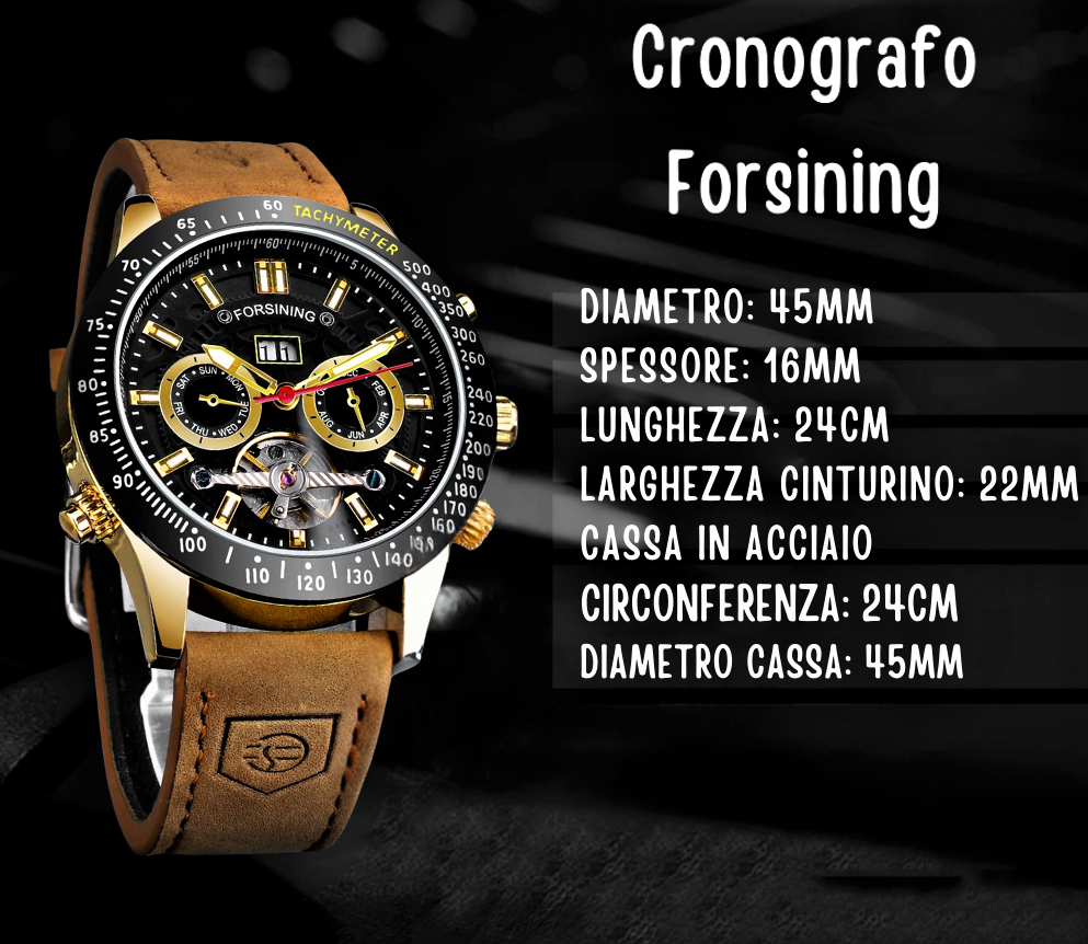 Cronógrafo automático FORSINING: un icono de estilo y rendimiento
