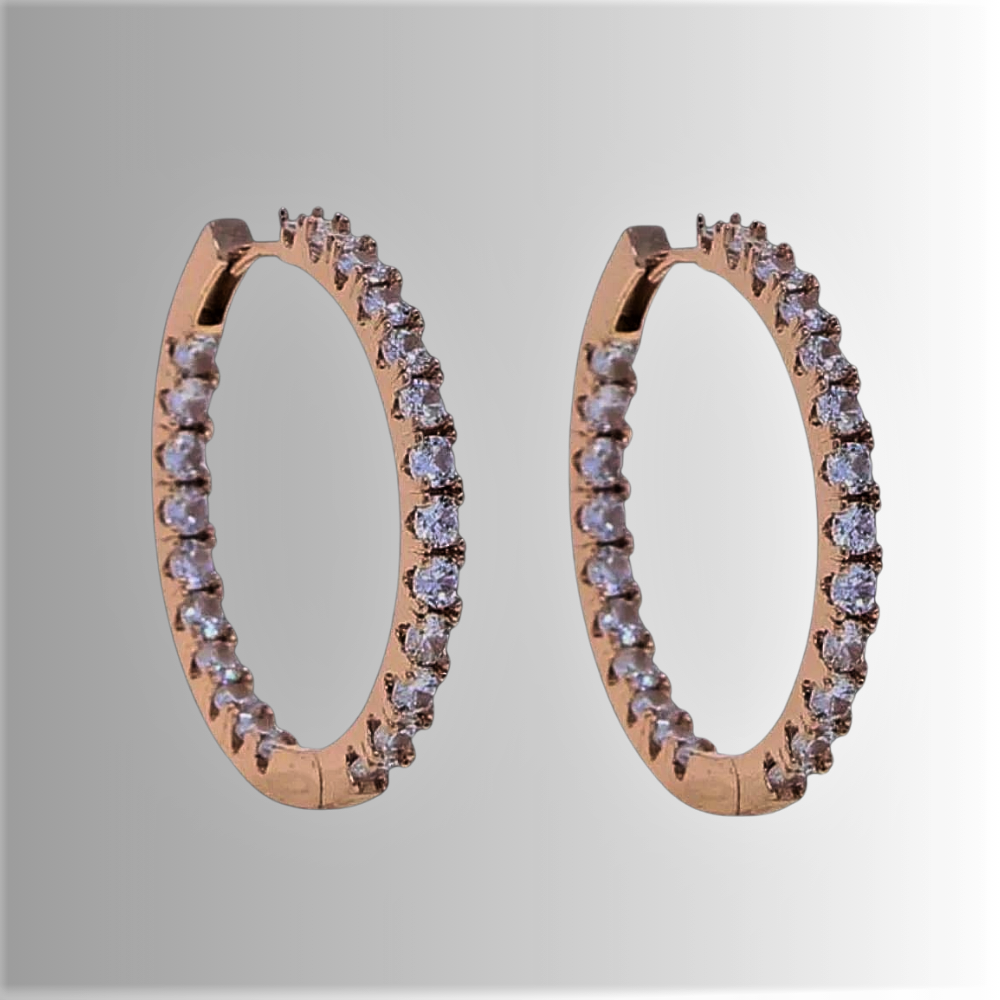 Pendientes "Círculos de Luz" Elegancia y Estilo
