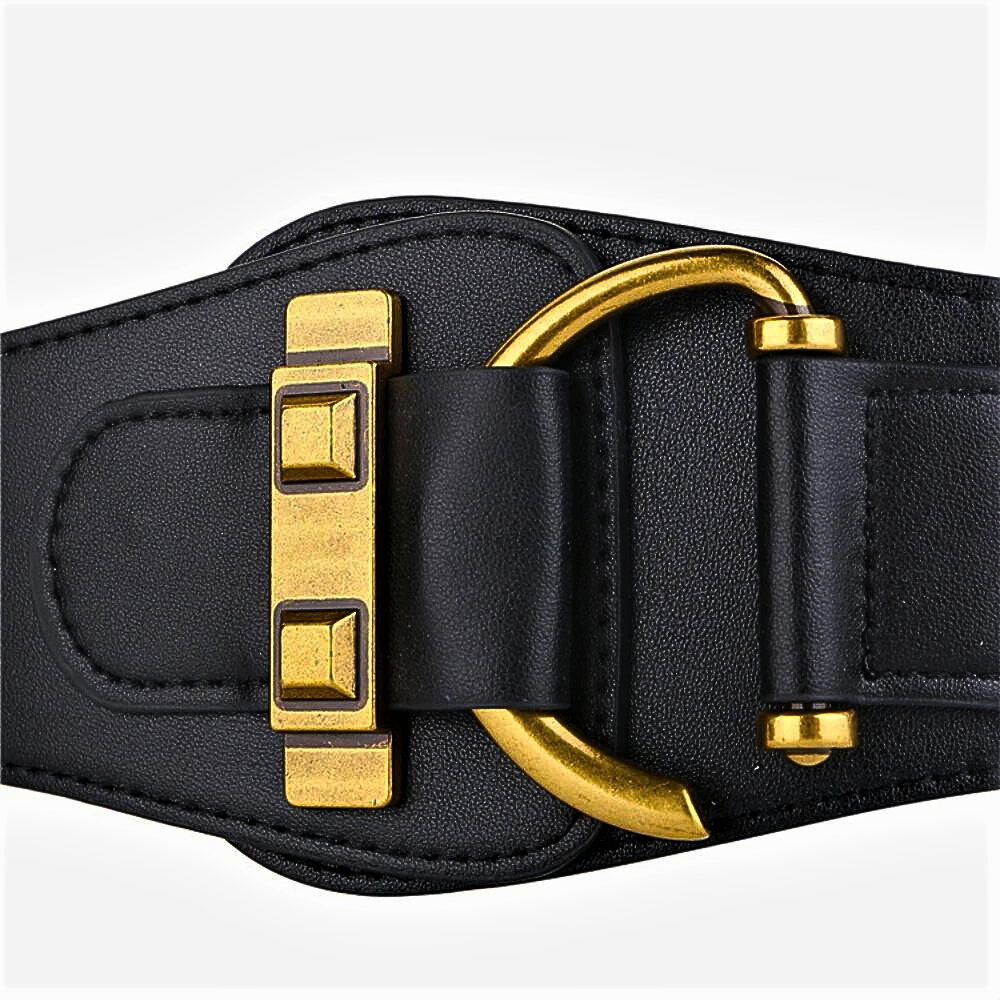 Cinturón de piel de nobuk auténtica, accesorio de moda