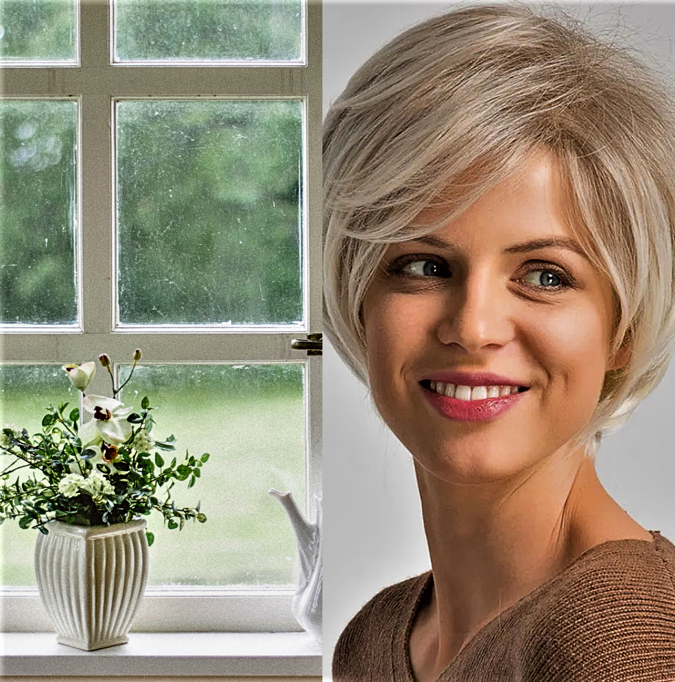 Peluca corta con mechas: estilo, elegancia y comodidad