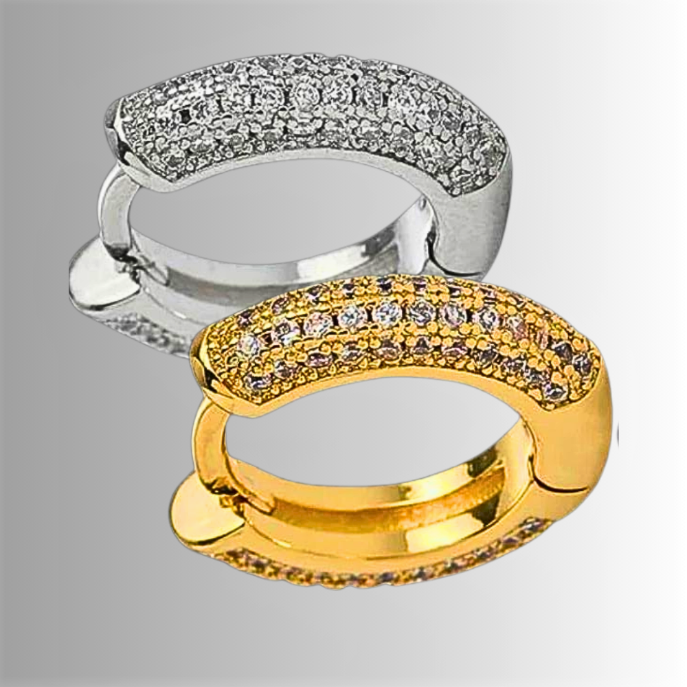 Orecchini a Cerchio "Luce Pura" Illumina il Tuo Viso