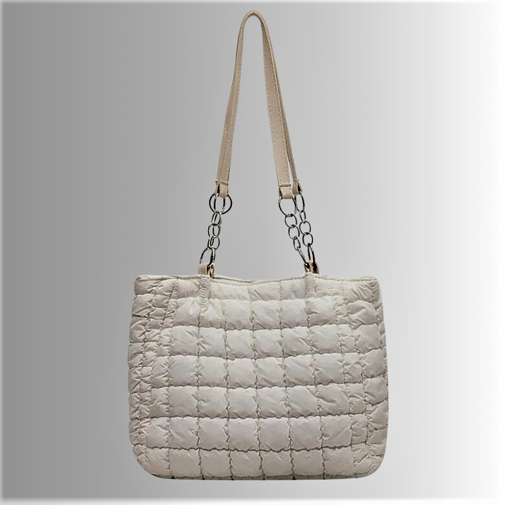 Bolso de nailon acolchado La elegancia se une a la cotidianidad