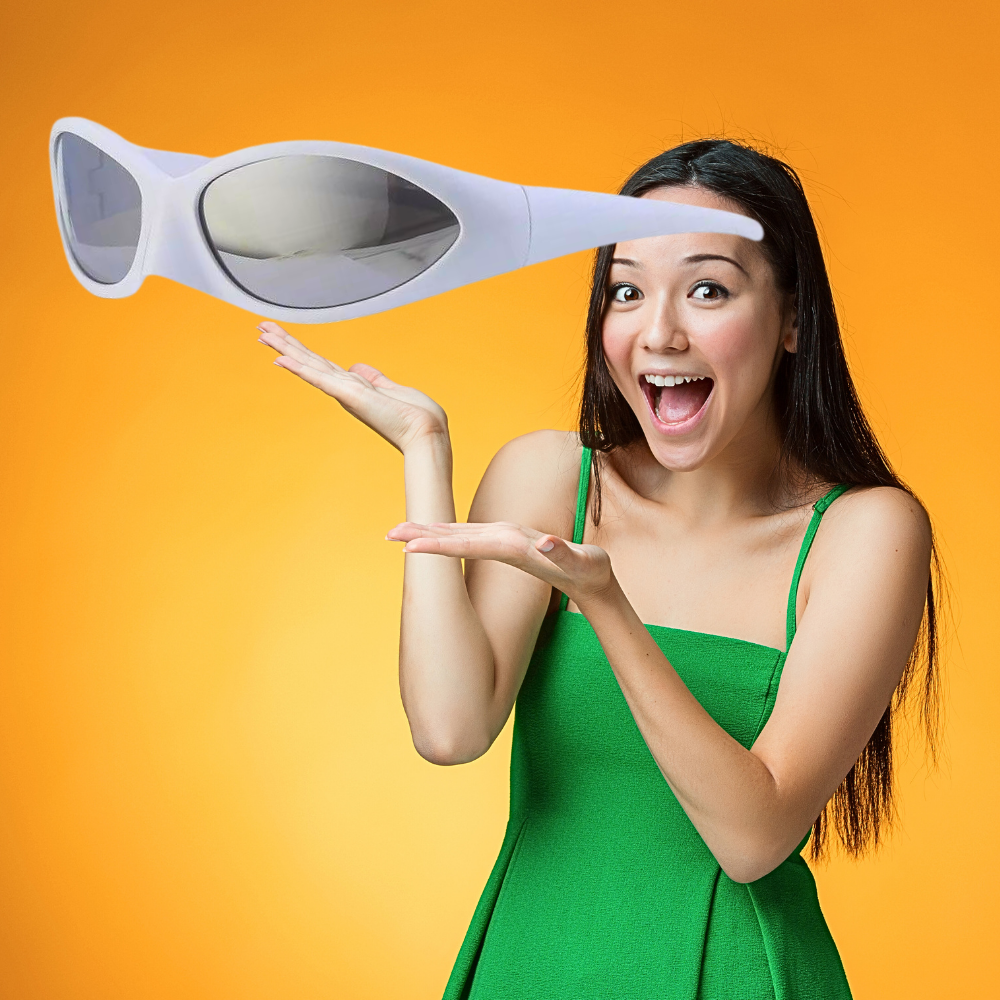Gafas de sol con forma de ojo de gato: una inmersión en el futuro