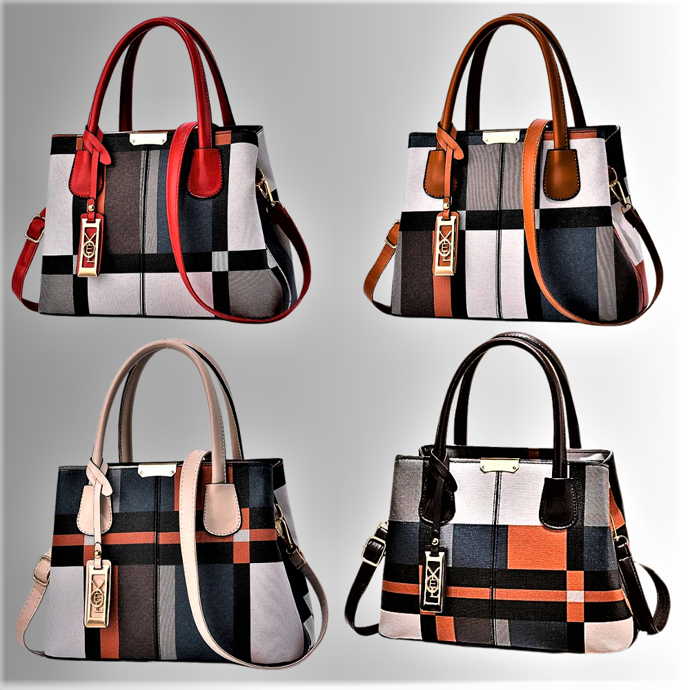 Bolso de moda de tela multicolor La originalidad se une a la modernidad