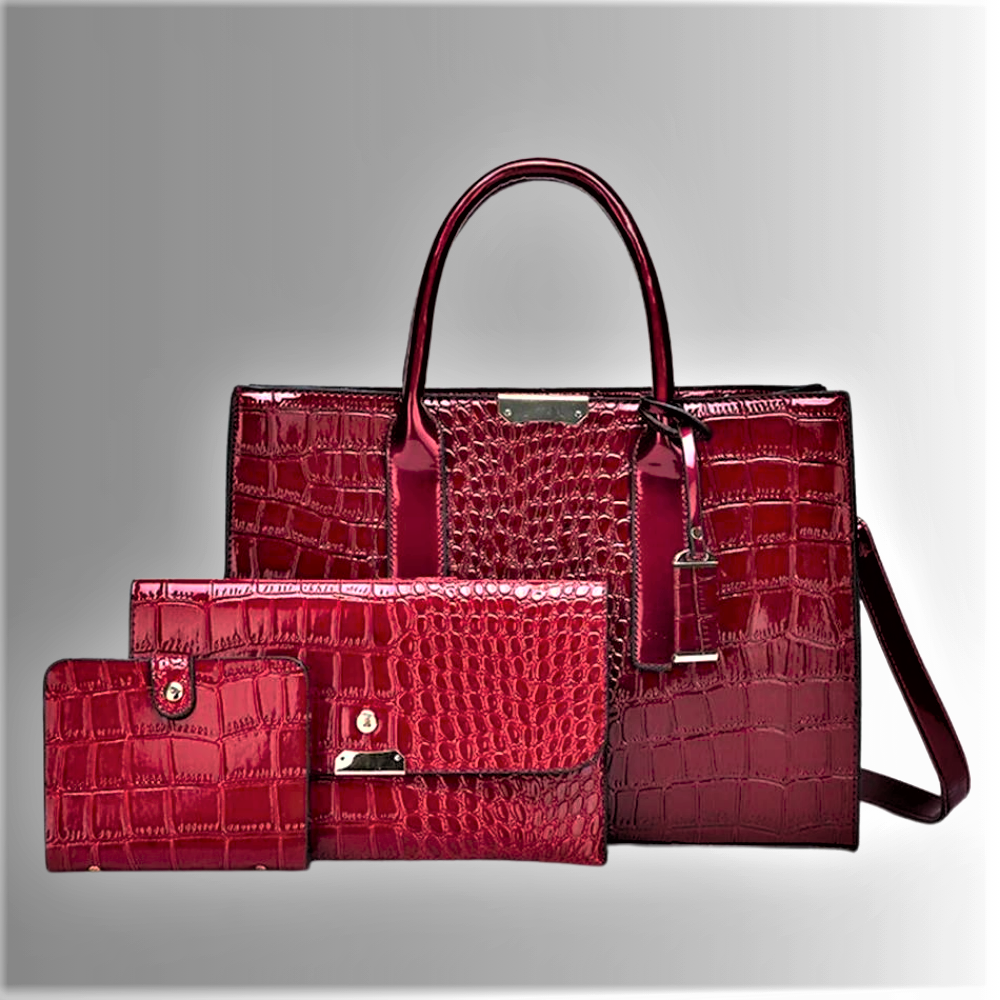 Conjunto de accesorios de lujo "Alligator" Elegancia y estilo atemporales