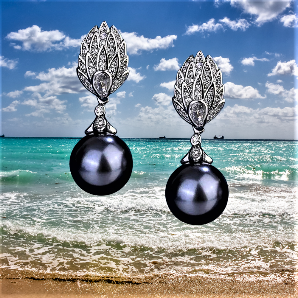 Parure Collana e Orecchini "Fiamma di Passione" dai Mari del Sud