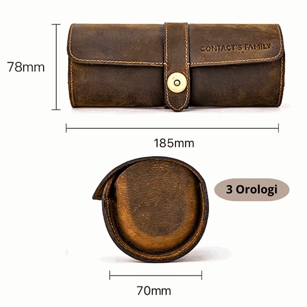 Organizer per Orologi: Eleganza Artigianale e Lusso Intramontabile in Vera Pelle
