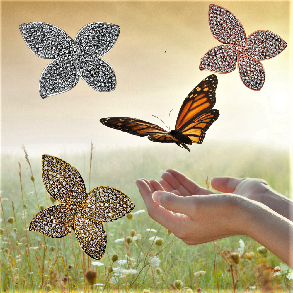 Los pendientes "Mariposa" llevan la naturaleza contigo