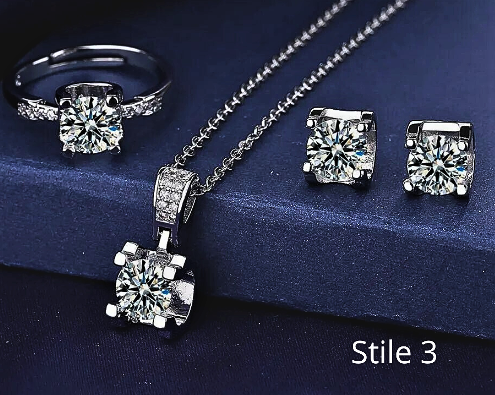 Conjunto “Diamantes para todos”: elegancia y brillo para cada estilo