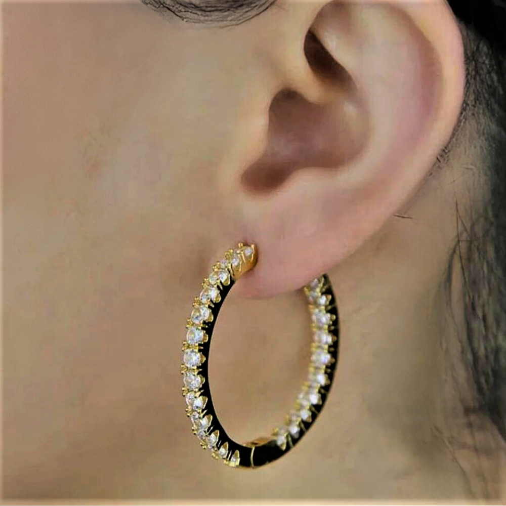 Pendientes "Círculos de Luz" Elegancia y Estilo
