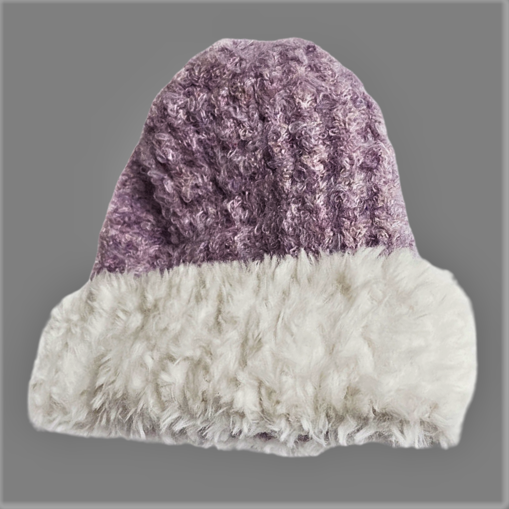 Cappello in Misto Lana Bicolore Eleganza e Comfort per un Inverno Caldo
