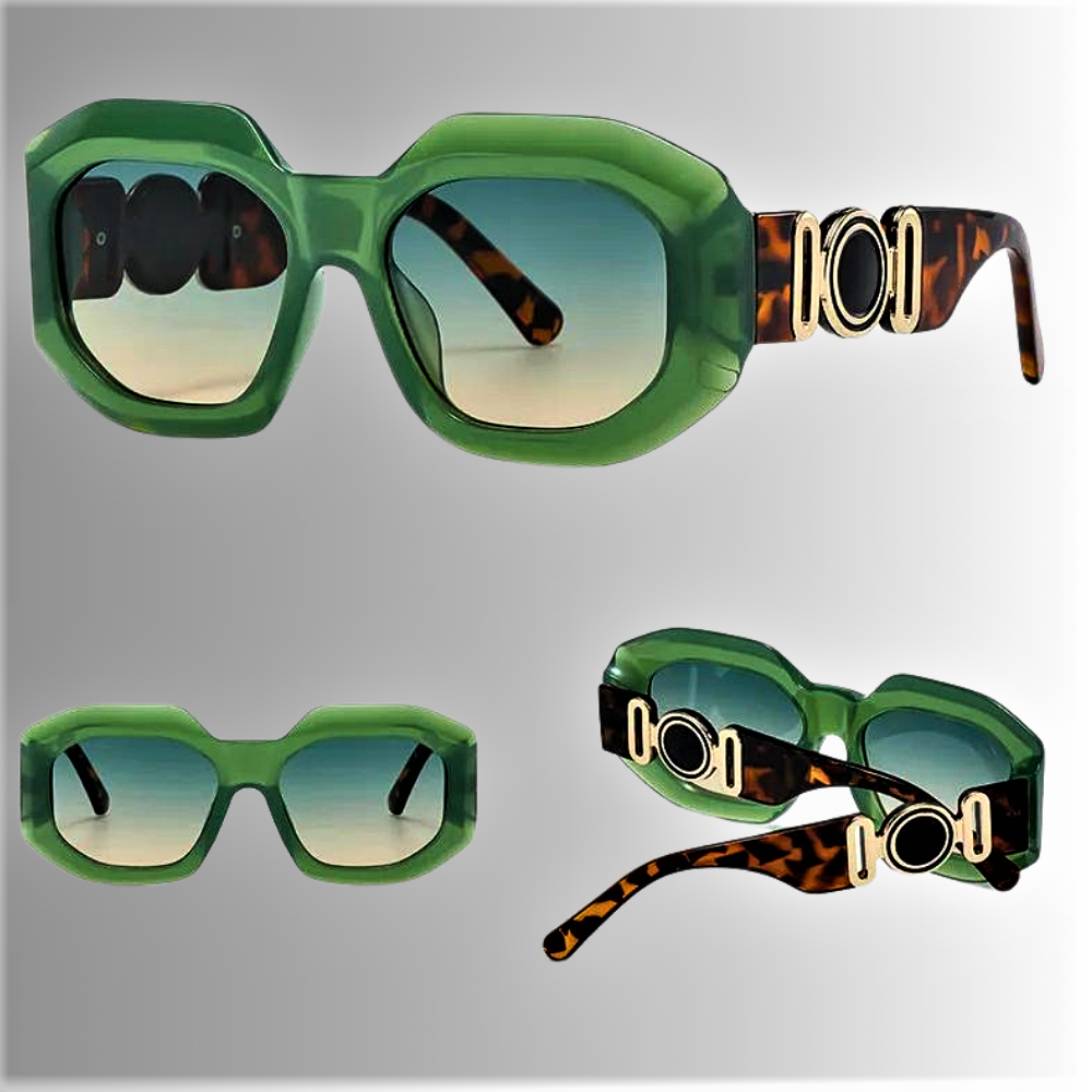 Gafas de sol cuadradas Innovación y color del mundo de la moda