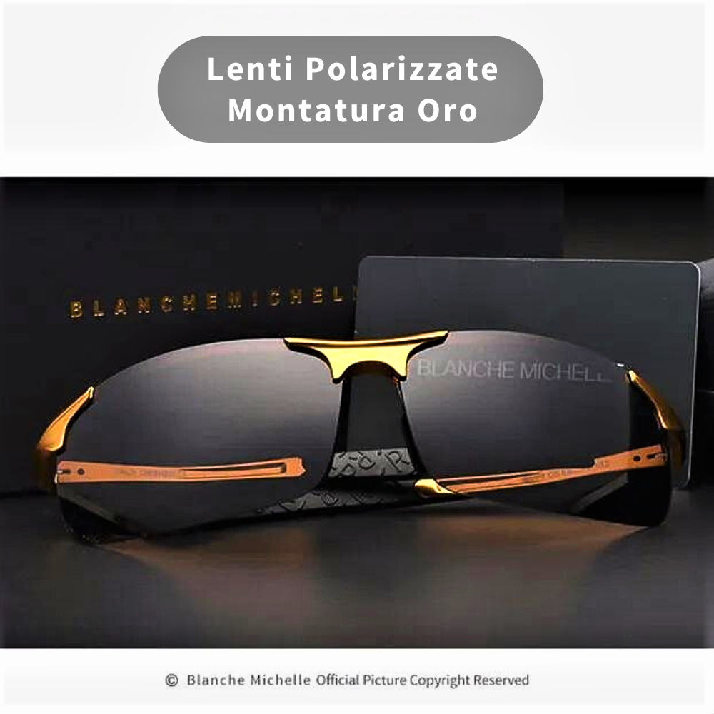 Occhiali da Sole "Blanche Michelle" in Alluminio al Magnesio e Lenti Polarizzate