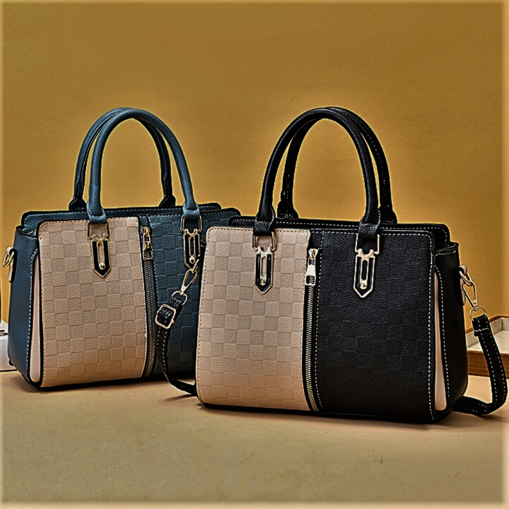 Bolso elegante de dos tonos