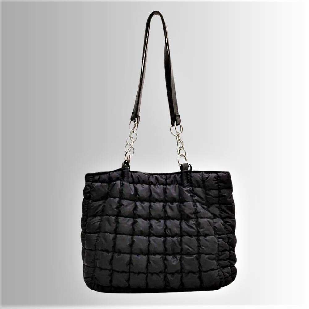 Bolso de nailon acolchado La elegancia se une a la cotidianidad