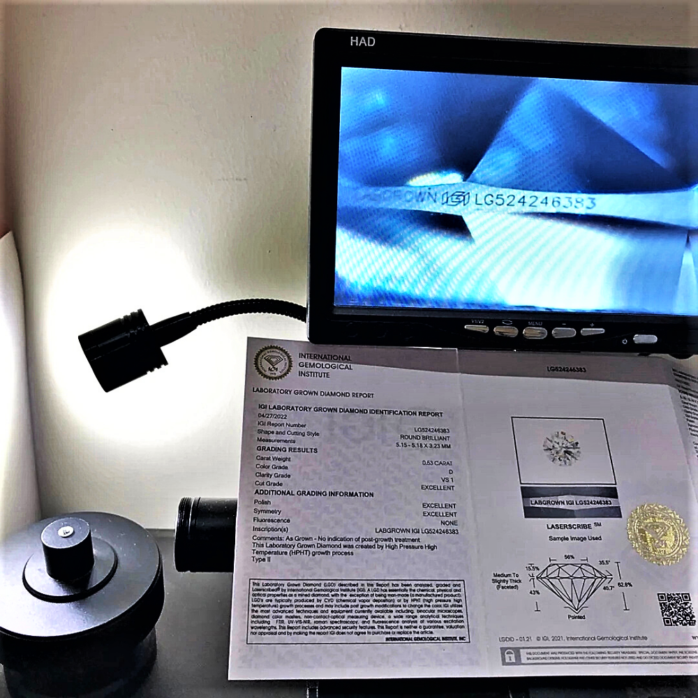 Diamanti Lab Grown Taglio Brillante con Certificato IGI