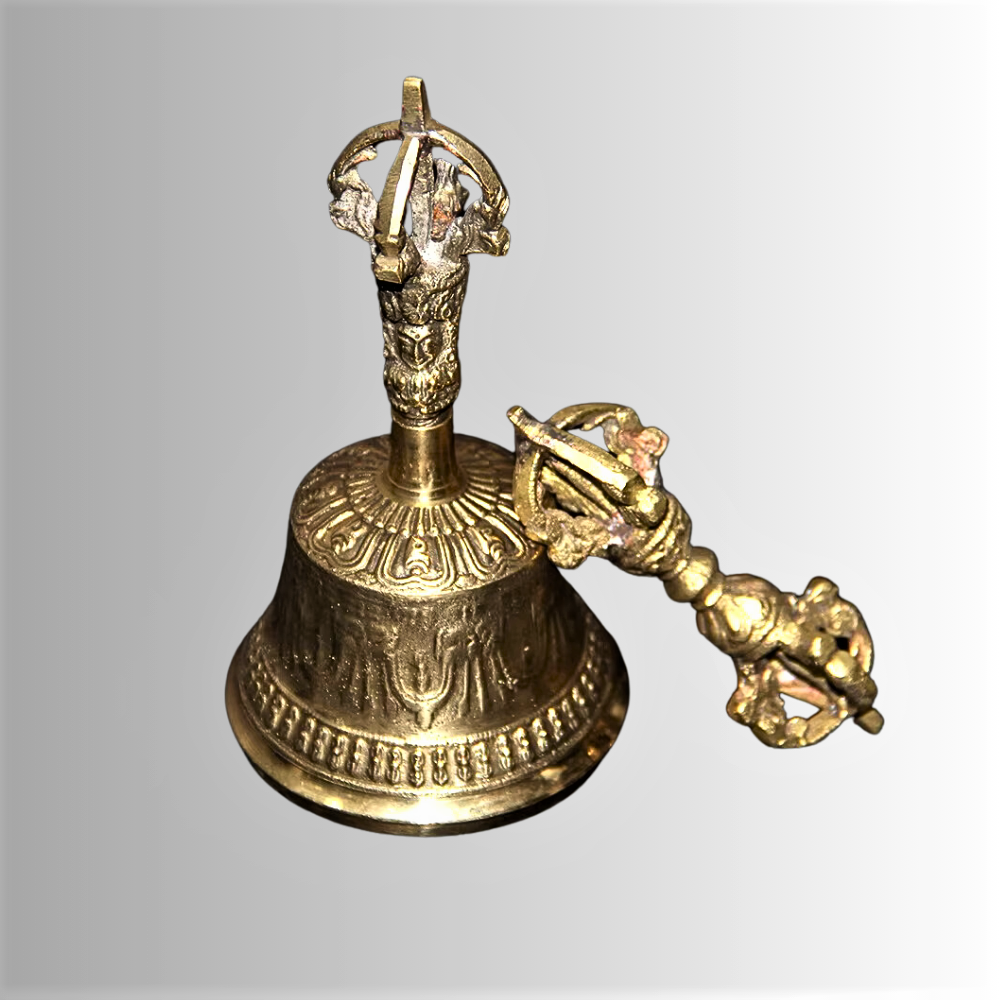 Campana de meditación budista tibetana y juego de dorje: encuentre la armonía interior