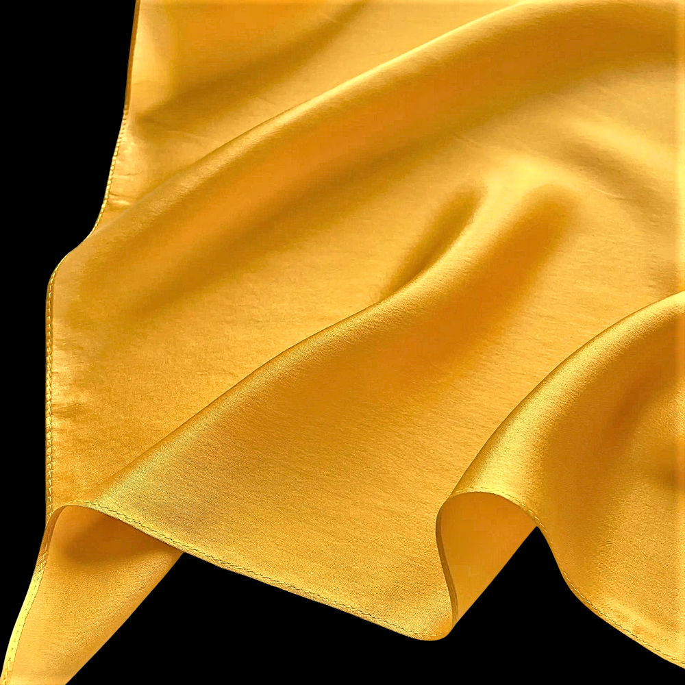Foulard in Satin di Seta Tinta Unita